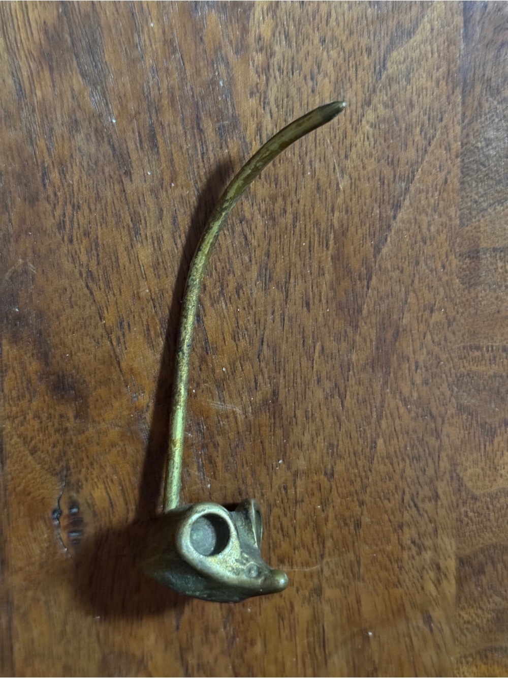 Brass Mouse Ring Holder Long Tail Figurine